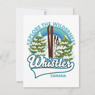 Whistler Canada,utforska vildmarken, skidskidens l Kort