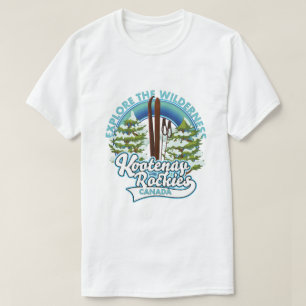 Whistler Canada,utforska vildmarken, skidskidens l T Shirt