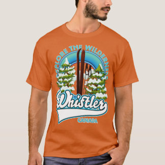 Whistler Canadaexama, vildmarkskidan T Shirt