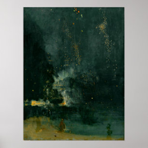 Whistler - Fallraketen Poster