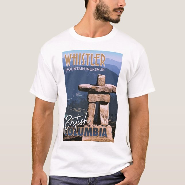 Whistler inukshuk t shirt (Framsida)
