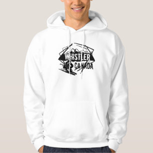 Whistler Kanada skidar logotyphoodien Tröja Med Luva
