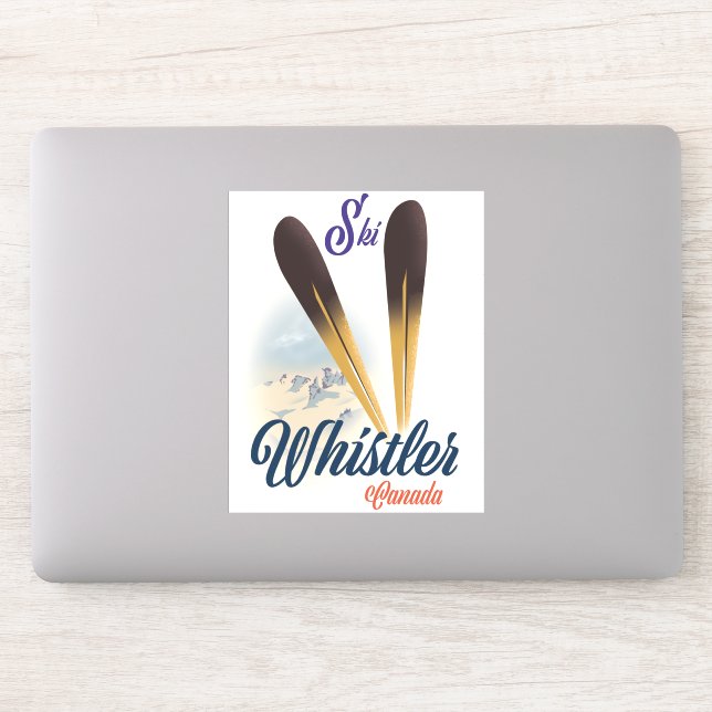 Whistler Kanada skidposter Klistermärken (Dator)