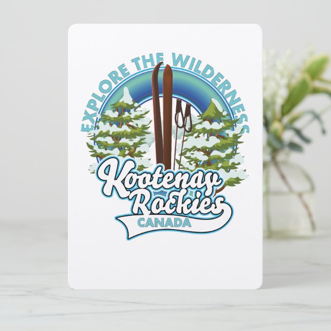 Whistler Kanada, utforska vildmarken, skidlogo (Stående Fram)