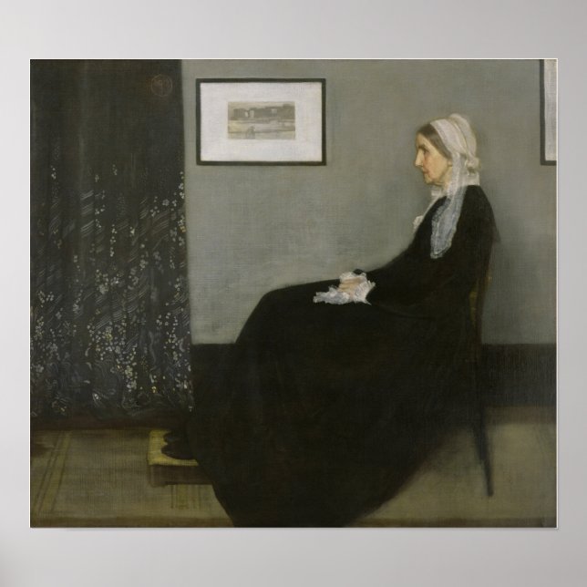 Whistler - Konstnärens mor Poster (Framsidan)