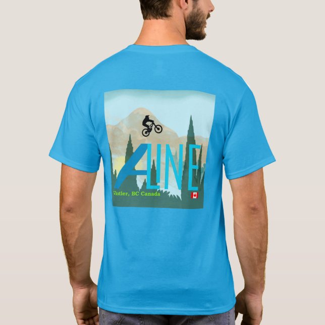 Whistler Mountain Biking T-Shirt (Baksida)