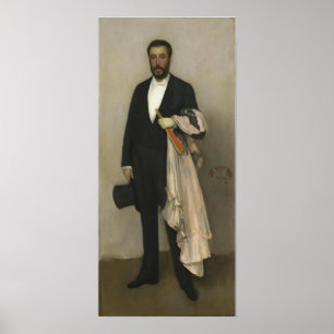 Whistler - Porträtt i Theodore Duret Poster