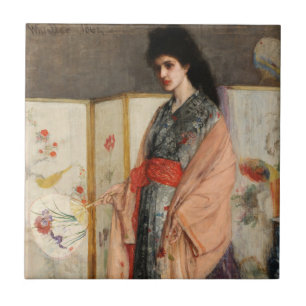 Whistler - prinsessan från delstaten Porcelain Kakelplatta