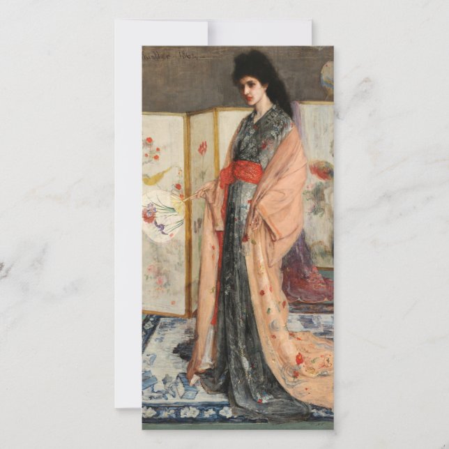 Whistler - prinsessan från delstaten Porcelain Tack Kort (Framsida)