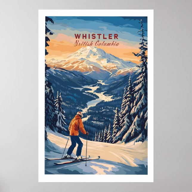 Whistler-resemalj - British Columbia 1 Poster (Framsidan)