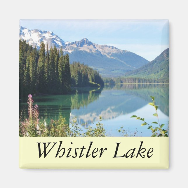 Whistler Sjö Magnet (Framsidan)