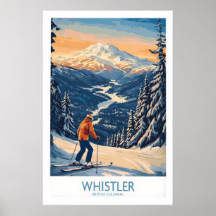 Whistler skidtryck - British Columbia 1 Poster