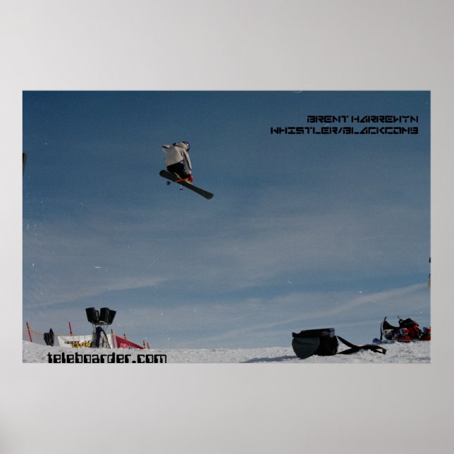 Whistler Teleboarding Poster (Framsidan)