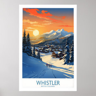 Whistler Väggkonst Skidposter 1
