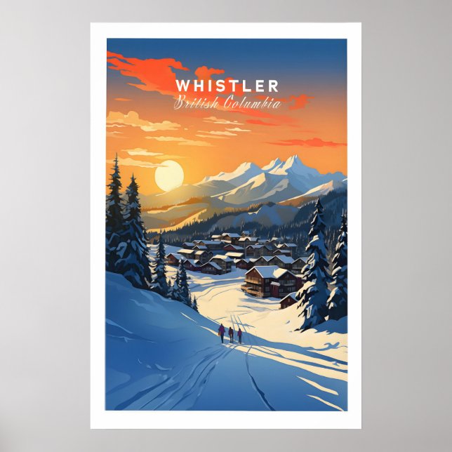 Whistler Väggkonst Skidtryck 1 (Framsidan)