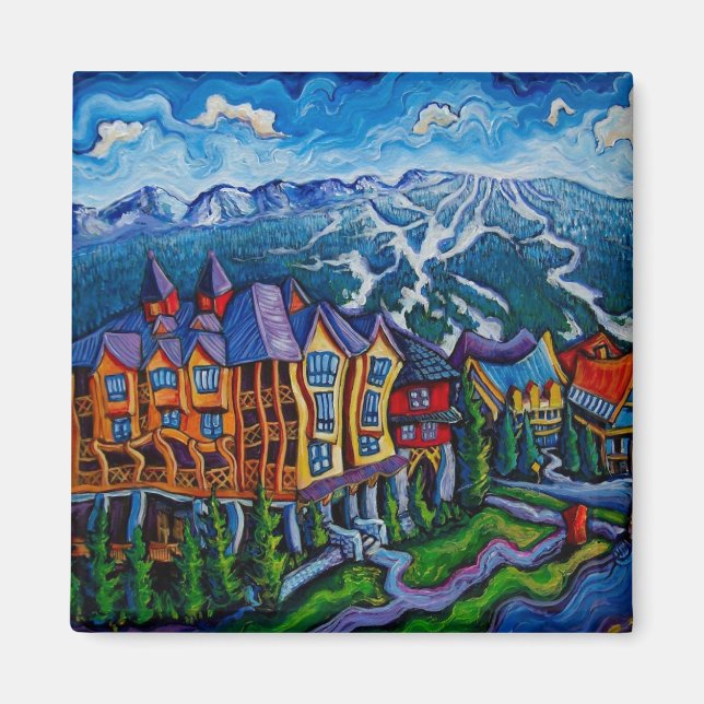 Whistler Village Magnet (Framsidan)