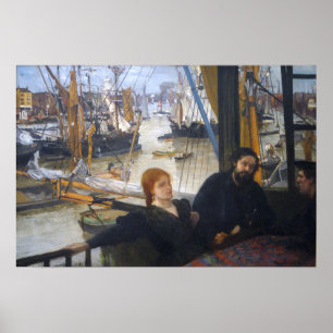 Whistler - Wapping On Themes 1860 Poster