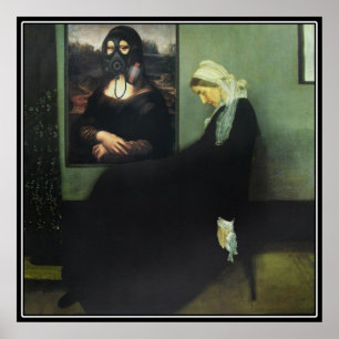 Whistlers Har i Mor Gass - av Mona Lisa? Poster