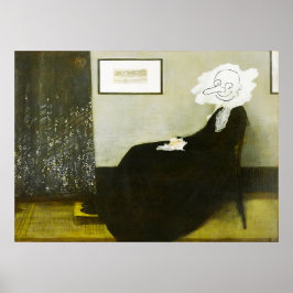 Whistlers mamma bönböna stil poster