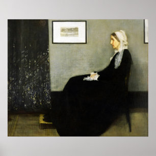 Whistlers Mor av James Abbott McNeill Whistler Poster