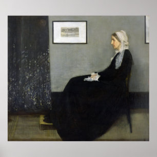Whistlers Mor av James Abbott McNeill Whistler Poster