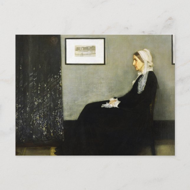 Whistlers Mor av James Abbott McNeill Whistler Vykort (Framsida)