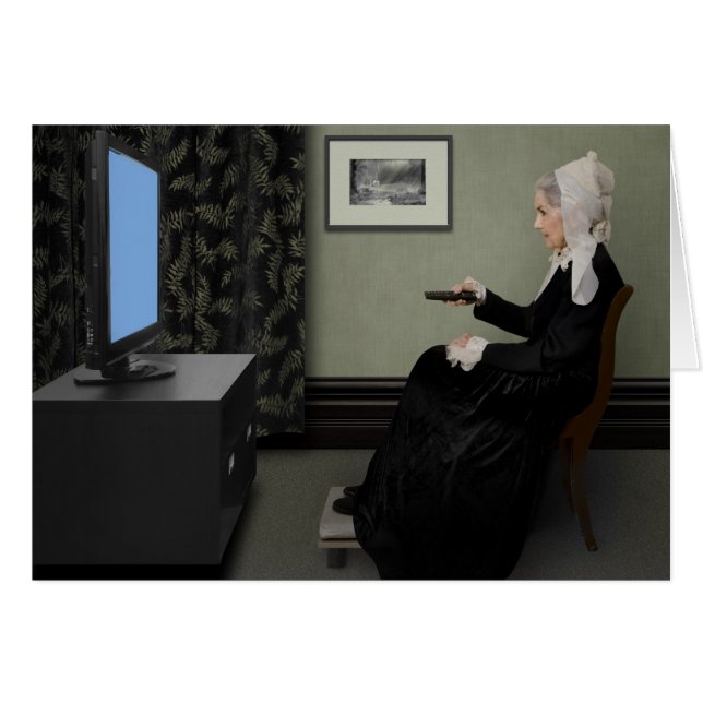 Whistlers Mor har uppdaterats Hälsningskort (Framsidan Horizontal)