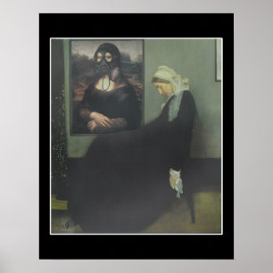 Whistler's Mother got Gassed Poster