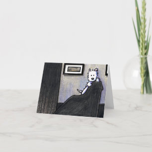 Whistlers Westie Note Card Kort