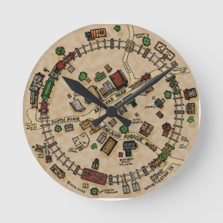 Whistlestop Texas Rund Klocka