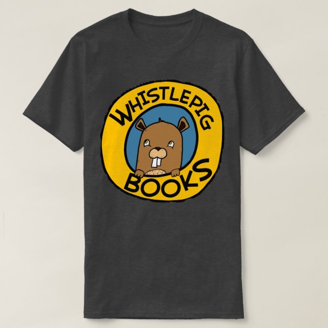 Whistlesvin Bokar, stor logotyp T Shirt (Design framsida)