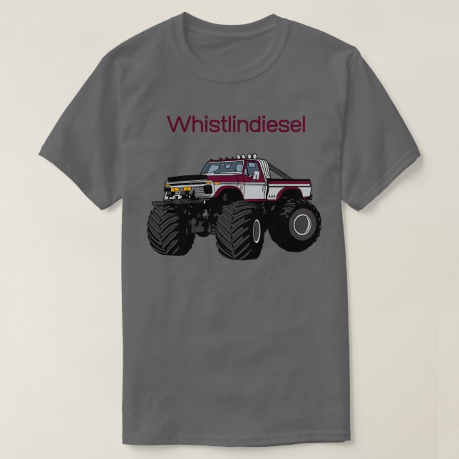 Whistlindiesel big lastbil t shirt (Design framsida)