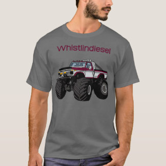 Whistlindiesel big lastbil t shirt