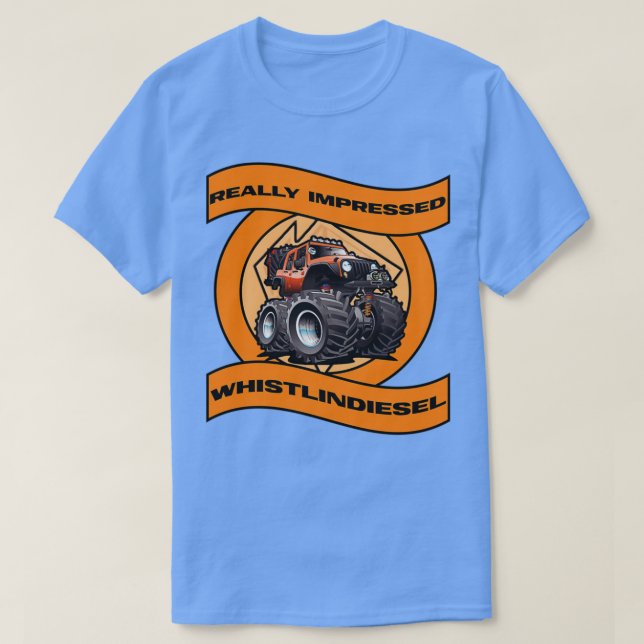 Whistlindiesel Monster Lastbil 2 T Shirt (Design framsida)