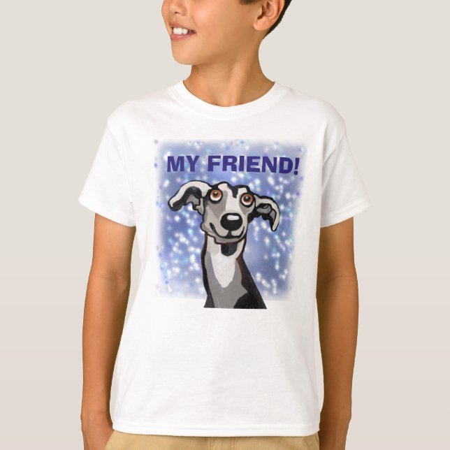 whistrerar min vän på stjärnnatten t shirt (Framsida)