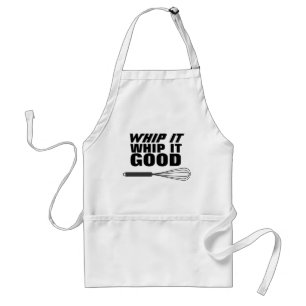 WHIT BRA FUNNY WHISK KITCHEN APRON FÖRKLÄDE