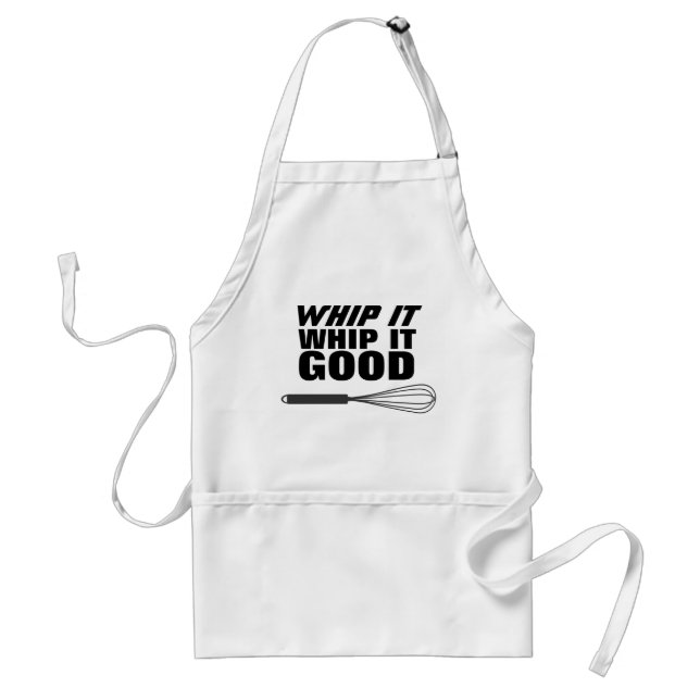 WHIT BRA FUNNY WHISK KITCHEN APRON FÖRKLÄDE (Framsidan)
