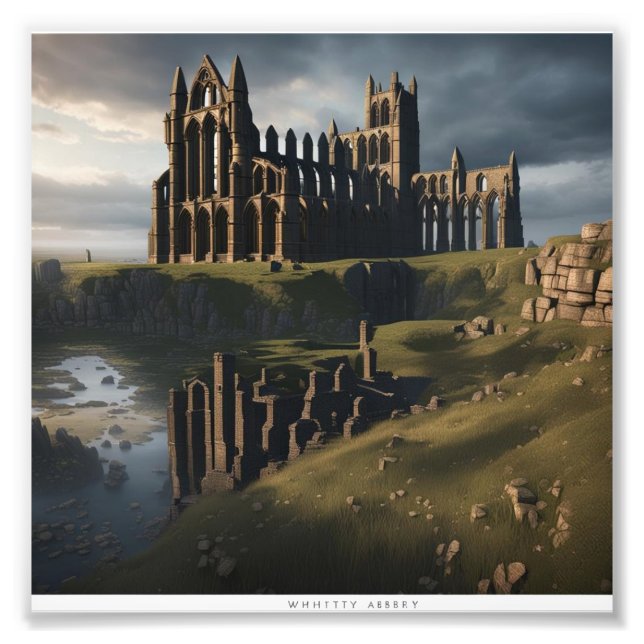 Whitby Abbey Fototryck (Framsidan)