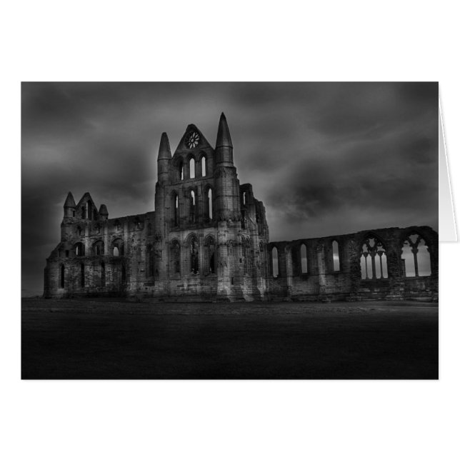 Whitby Abbey Hälsningskort (Framsidan Horizontal)