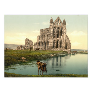 Whitby Abbey II, Whitby, Yorkshire, England Fototryck