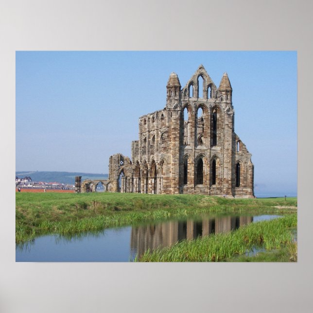 Whitby Abbey North Yorkshire Poster (Framsidan)