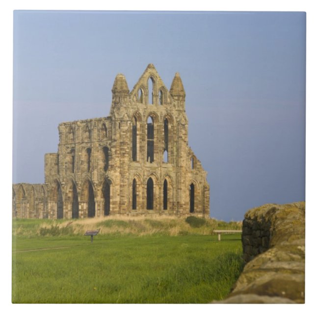 Whitby Abbey, Whitby, North Yorkshire, England Kakelplatta (Framsidan)