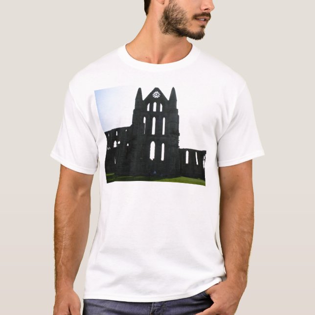 Whitby AbbeySilhouette T Shirt (Framsida)