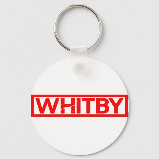Whitby Frimärke Nyckelring (Framsida)