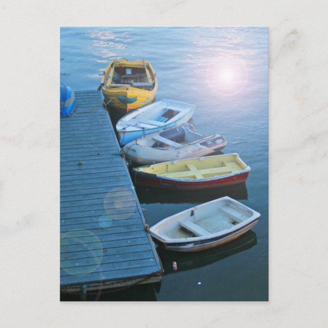 Whitby hamn vykort (Framsida)