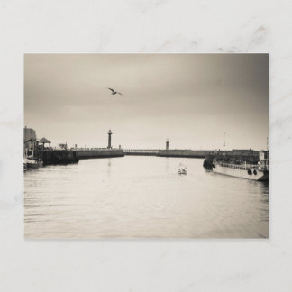 Whitby hamn vykort