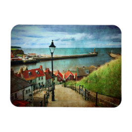 Whitby Harbour från 199 steg Magnet