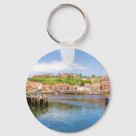 Whitby Harbour Nyckelring