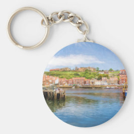 Whitby Harbour Nyckelring