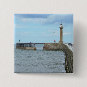 Whitby i North Yorkshire, England. Knapp
